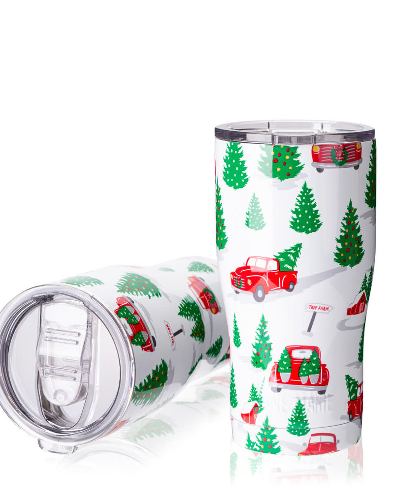 Full Tumbler Tag (Stanley 20/30 oz) (Watercolor Christmas Tree