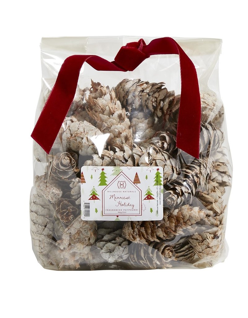 Merriest Holiday Potpourri White Cones 17oz.