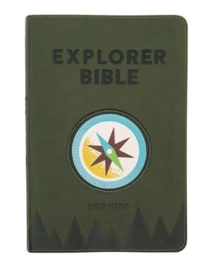 CSB Explorer Bible for Kids, Compass, olive