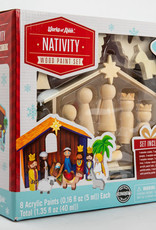Holiday Wood Paint Kit - Nativity
