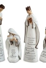 Sculpture-A Child is Born Scriptured Nativity Set