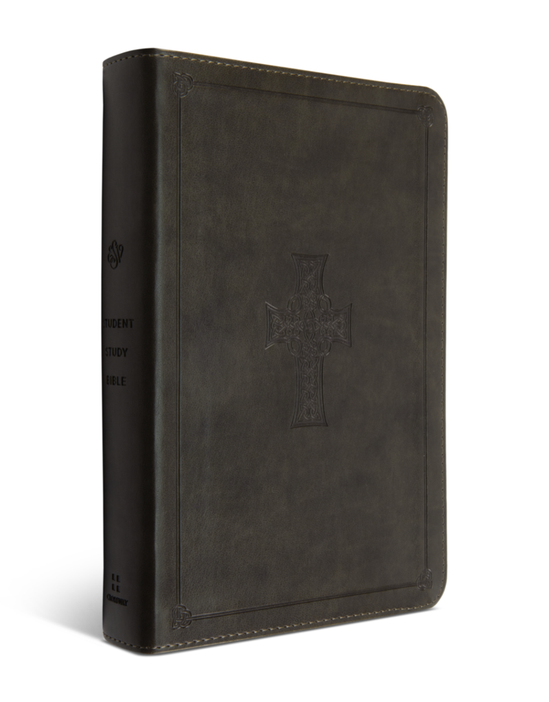 ESV Student Study Bible , Trutone, Olive, Celtic Cross Design