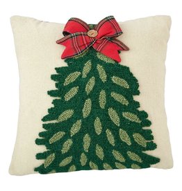 Tree Tartan Wool Pillow