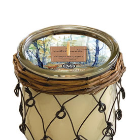 Farmhouse Amber Woods Soy Candle