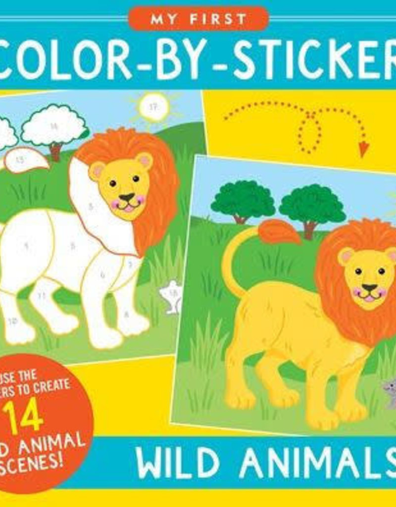 My First ColorbySticker Book Wild Animals Prestonwood Bookstore