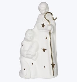 Ceramic Nativity Tabletop LED