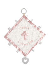 Jesus Loves Me Activity Blankie - Pink