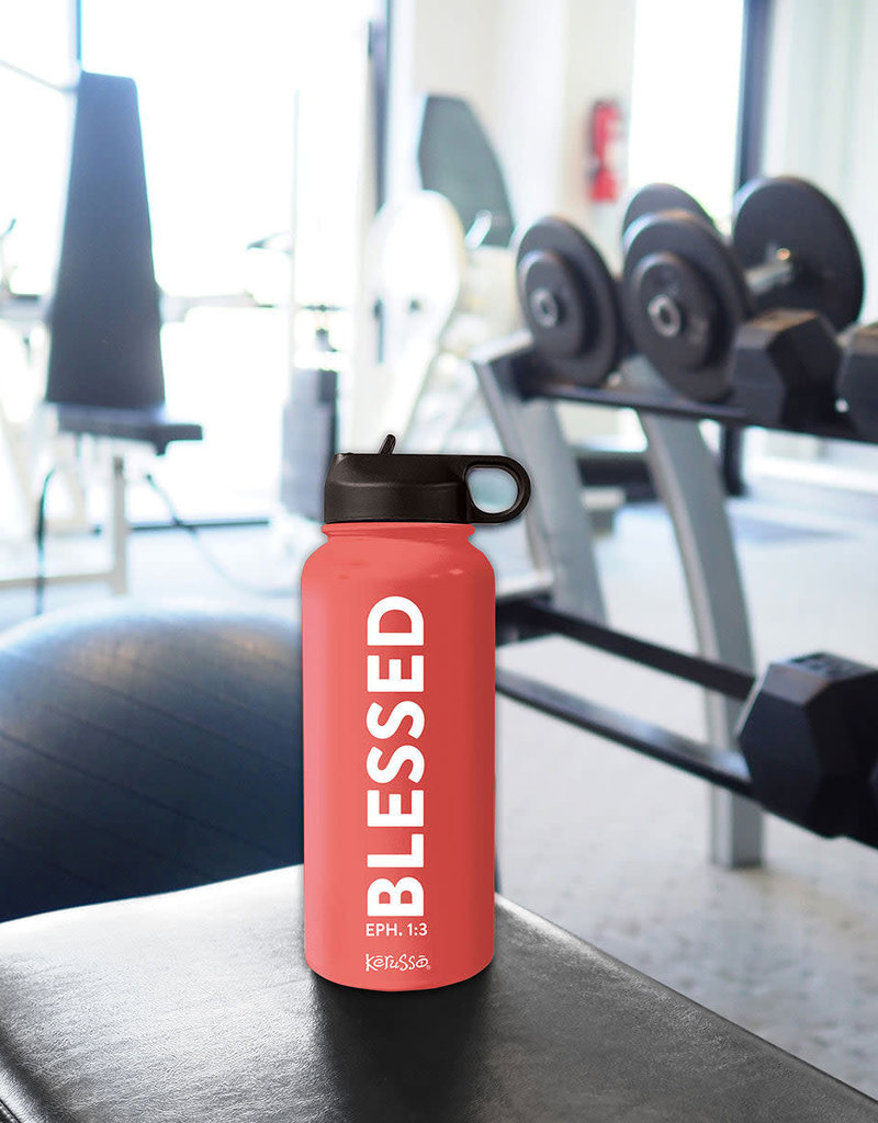 Kerusso 32 oz Stainless Steel Bottle Blessed