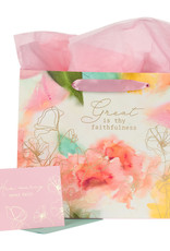 Pastel Meadow Large Landscape Gift Bag with Card