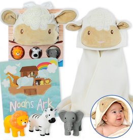 Noah's Ark Baby Gift Set w/ Book, Towel and Squirt Toys