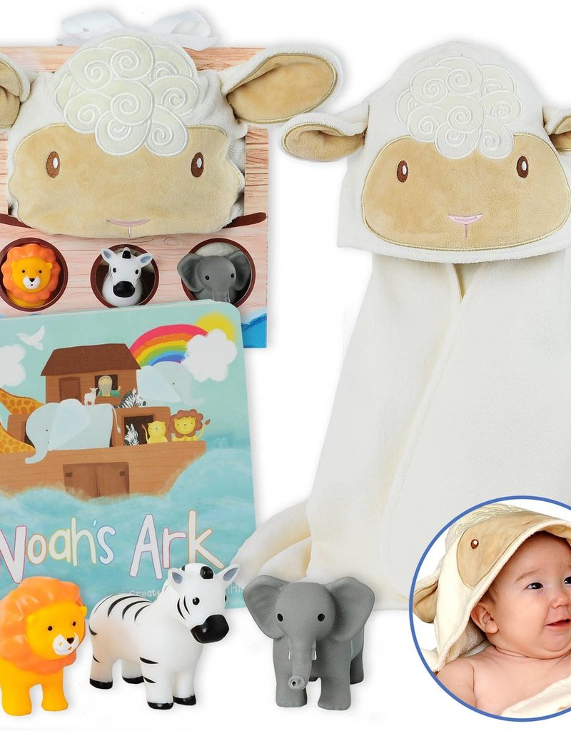 Noah's Ark Baby Gift Set w/ Book, Towel and Squirt Toys