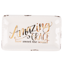 AMAZING GRACE HOW SWEET THE SOUND TRINKET TRAY