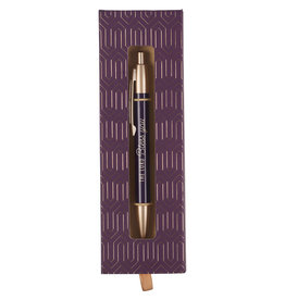 The LORD Bless You Geometric Purple Classic Gift Pen