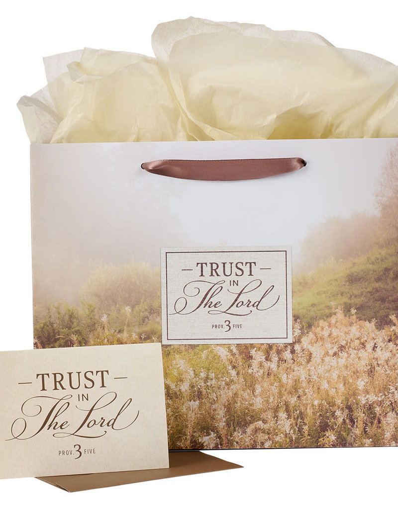Trust in the LORD Large Landscape Gift Bag - Proverbs 3:5