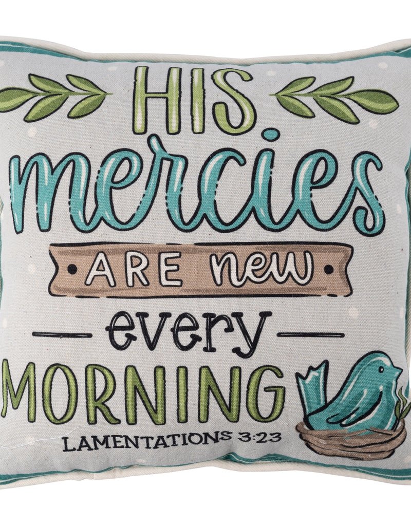 MERCIES ARE NEW PILLOW