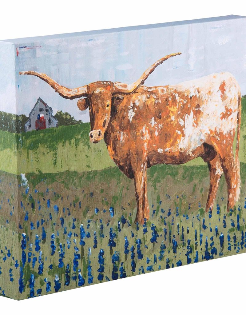 Texas Longhorn Small Canvas