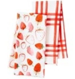 Strawberry Fields Sack Towels ( set of 2)