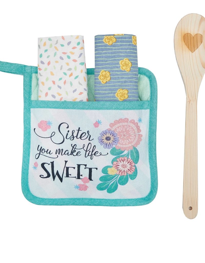 Sister Life Sweet Potholder Set