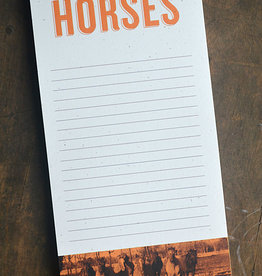 Hold Your Horses Notepad