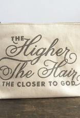Higher the Hair Zipper Pouch