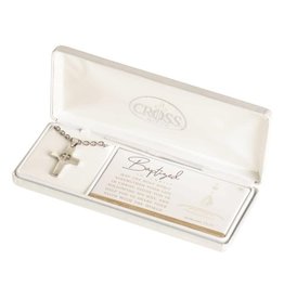 Necklace Mens Baptism Cutout Cross