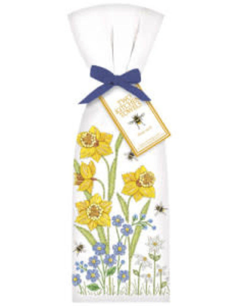 Daffodil Embroidery Towel Set