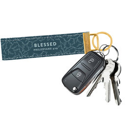 grace & truth Blessed Keychain Wristlet