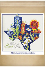 Texas Map Flowers Wrapped Tea-Iced Mint