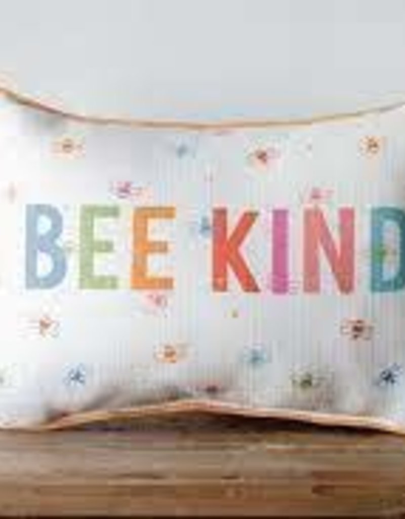BEE KIND BEE PATTERN PILLOW