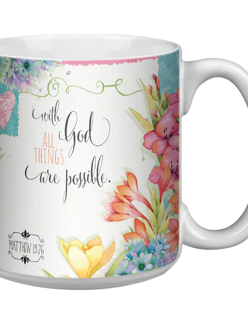 With God All Things Are Possible 20 oz Mug