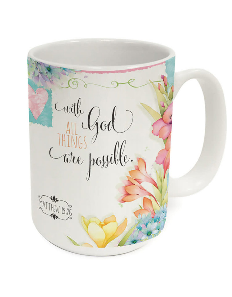 With God All Things Are Possible 15 oz Mug