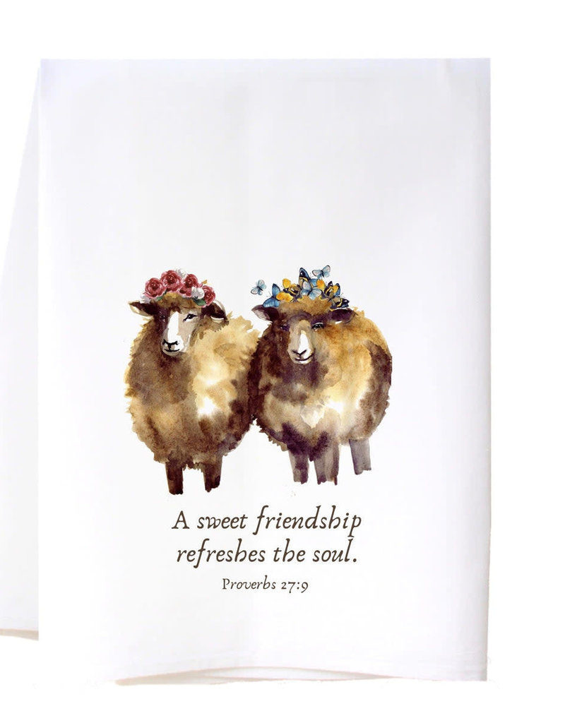 SWEET FRIENDSHIP FLOUR SACK TOWEL