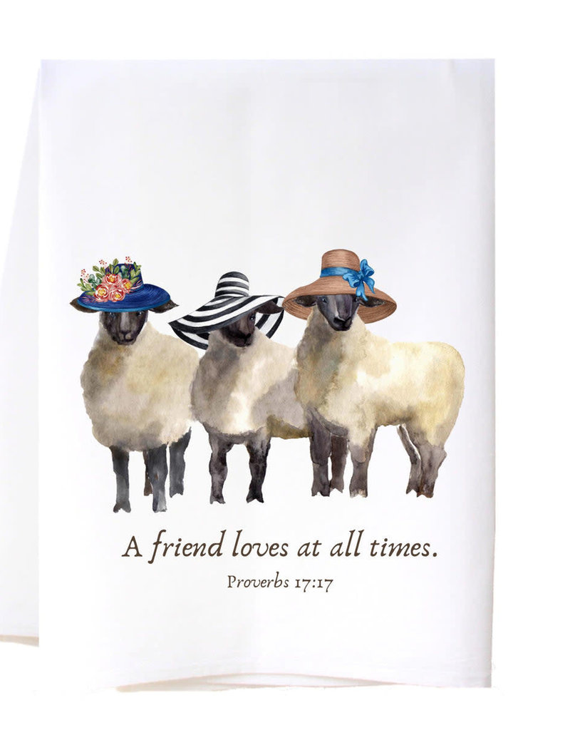 A FRIEND LOVES FLOUR SACK TOWEL