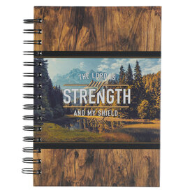 The Lord is My Strength Wirebound Journal - Ps. 28:7