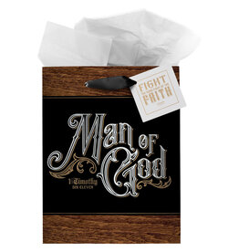 Man of God Medium Gift Bag - 1 Timothy 6:11