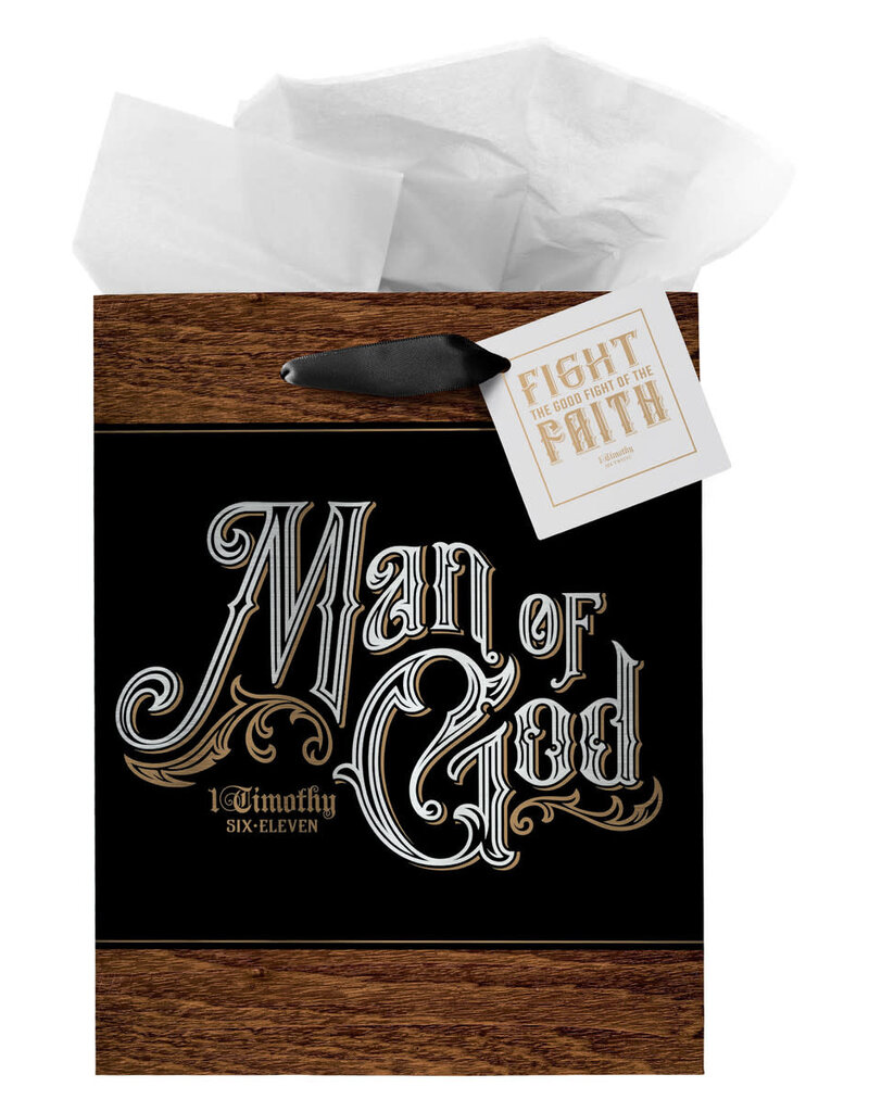 Man of God Medium Gift Bag - 1 Timothy 6:11