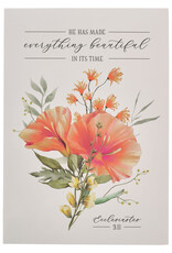 All Things are Possible Blue Floral Notepad - ​​​​​​​ Matthew 19:26