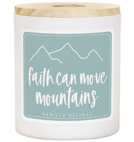 Faith Moves Mountains Candle- Vanilla Delight Scent