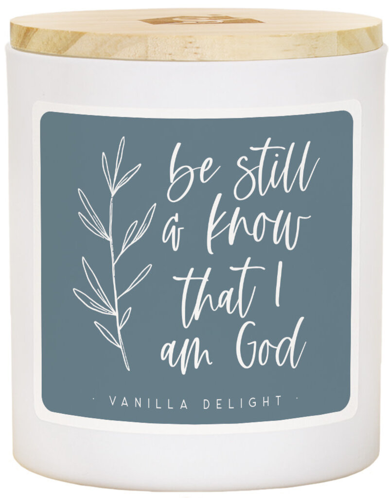 Be Still and Know Candle- Vanilla Delight