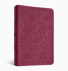 ESV Value Compact Bible  TruTone®, Raspberry, Floral Design
