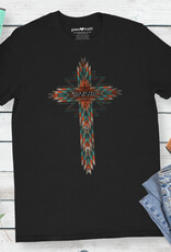 Womens T-Shirt Southwestern Cross