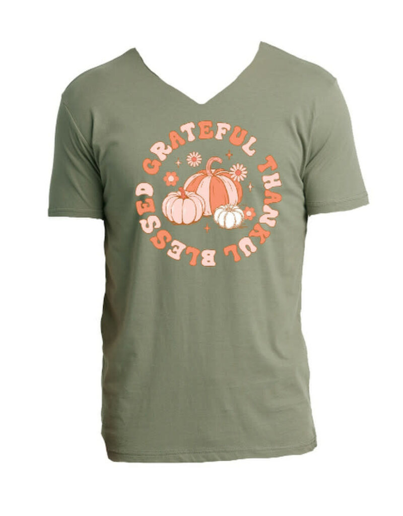 Grateful, Thankful Blessed T- Shirt