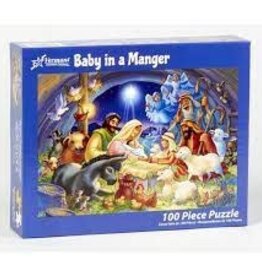 Baby in a Manger Jigsaw Puzzle  100 pieces