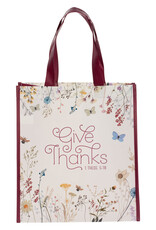 Give Thanks Tote Bag - 1 Thessalonians 5:18