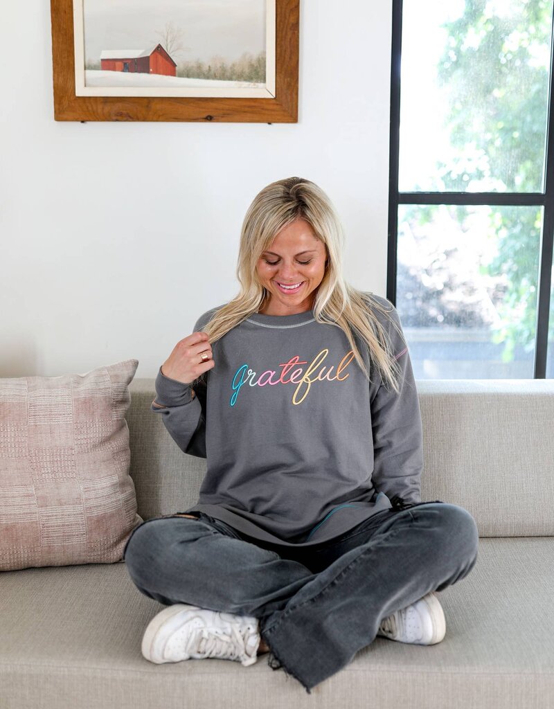 Grateful Light Weight Sweatshirt