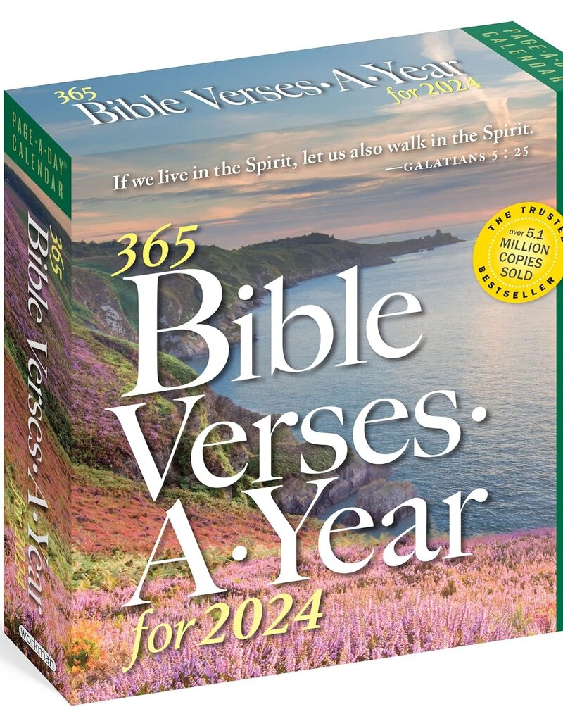 365 Bible Verses-A-Year for 2024 Page-A-Day Calendar