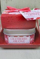 Cranberry Orange Candle & Soap Dish Gift Kit