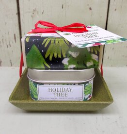 Holiday Tree Candle & Soap Dish Kit