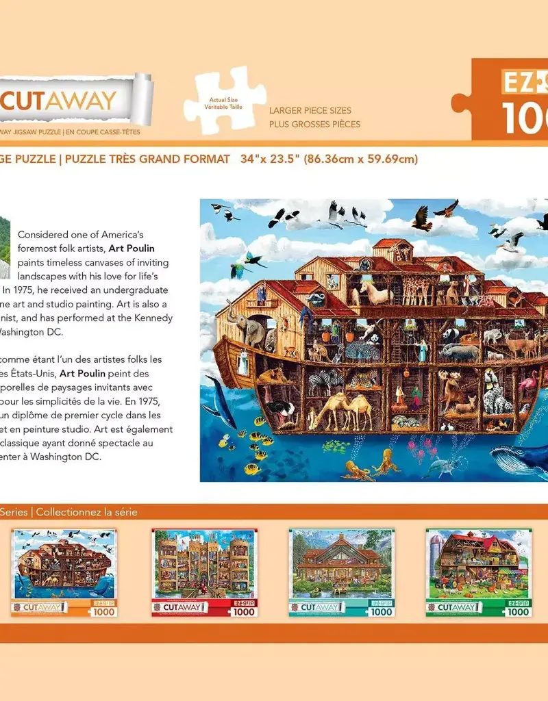Cut-Aways - Noah's Ark 1000pc EZGrip Puzzle