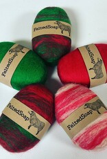 Felted Christmas Soap